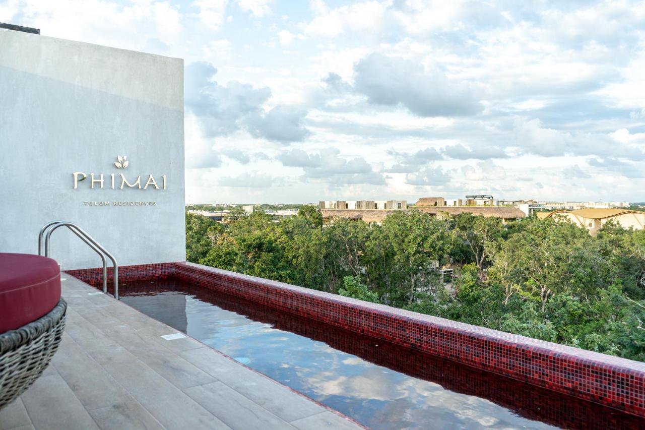 Elegant Trendy Apartment In Tulum With Infinity Pool, Breathtaking Jungle View & Bottle Of Wine Per Stay Exterior photo